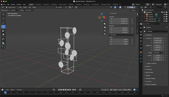Blender sketch